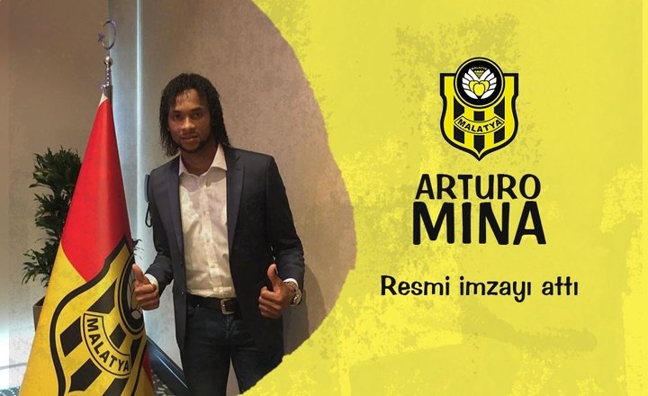 Arturo Mina firma con el Yeni Malatyaspor hasta 2020