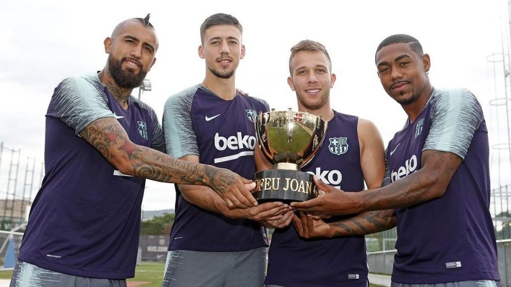 The Joan Gamper Trophy. Twitter/Barcelona