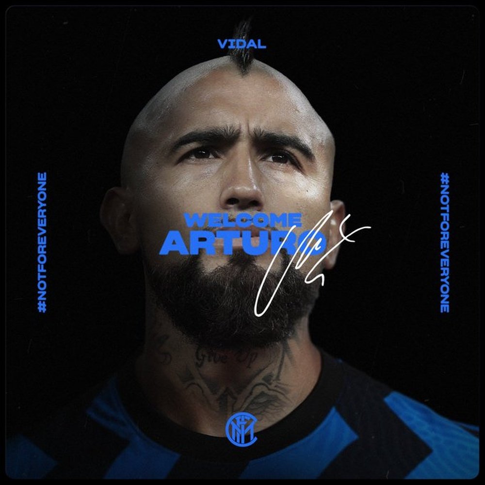 Officiel : Arturo Vidal signe à l'Inter Milan. afp