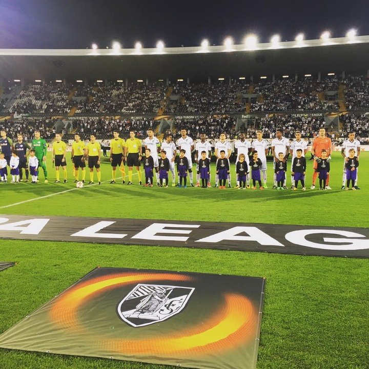 V. Guimarães entra com empate na fase de grupos da Liga Europa