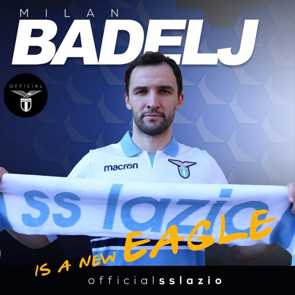 La Lazio anunció a Correa y a Badelj. OfficialSSLazio