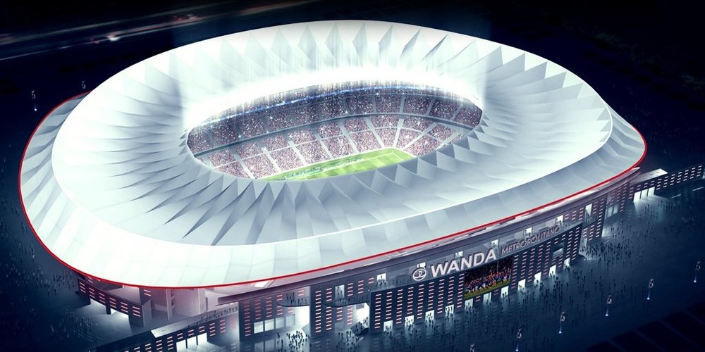 El Atlético podría retrasar la inauguración del Wanda Metropolitano. ClubAtléticodeMadrid