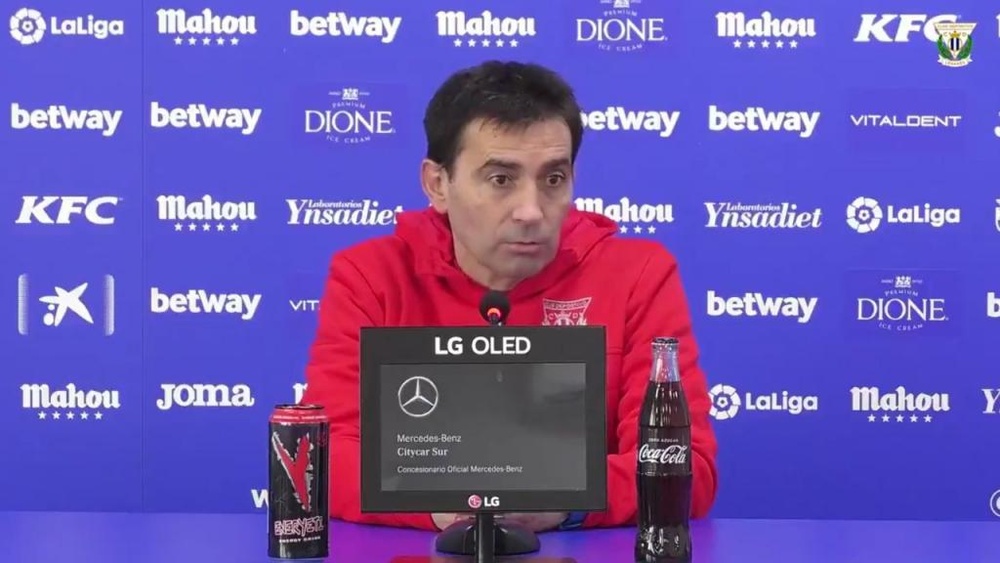 Garitano vuelve esta jornada a un campo muy especial para él. Captura/CDLeganes/Archivo