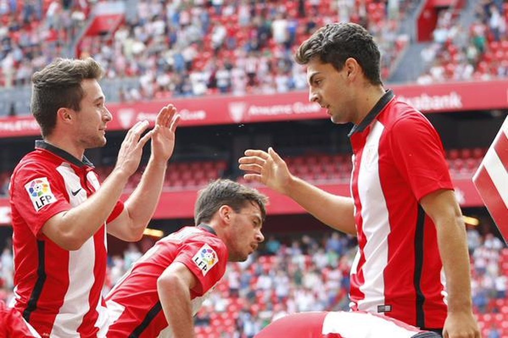 El Bilbao Athletic se quedó a base de goles con los tres puntos del Leioa. Twitter