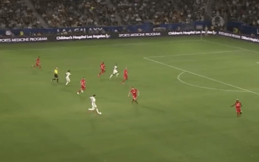 Ibrahimovic lit up MLS with pin-point through ball