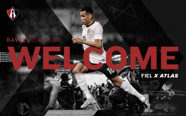 Ravel Morrison joins Mexican club Atlas on loan.