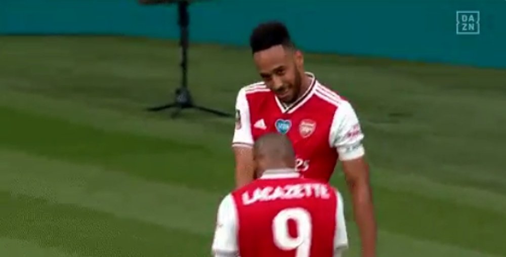 Aubameyang Drew First Blood For Arsenal Aubameyang Drew First Blood For Arsenal