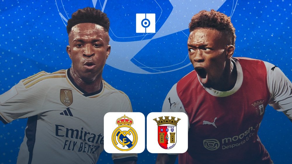 Madrid v Braga, Champions League 2023/24, Group stage, 08/11/2023, possible lineups. BeSoccer