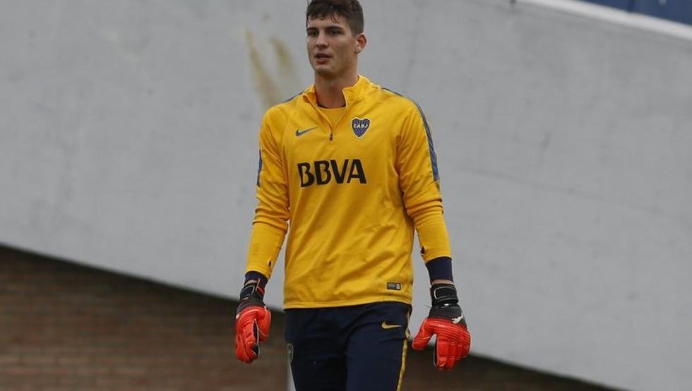 Werner ya está entrenando con Boca. BocaJuniors