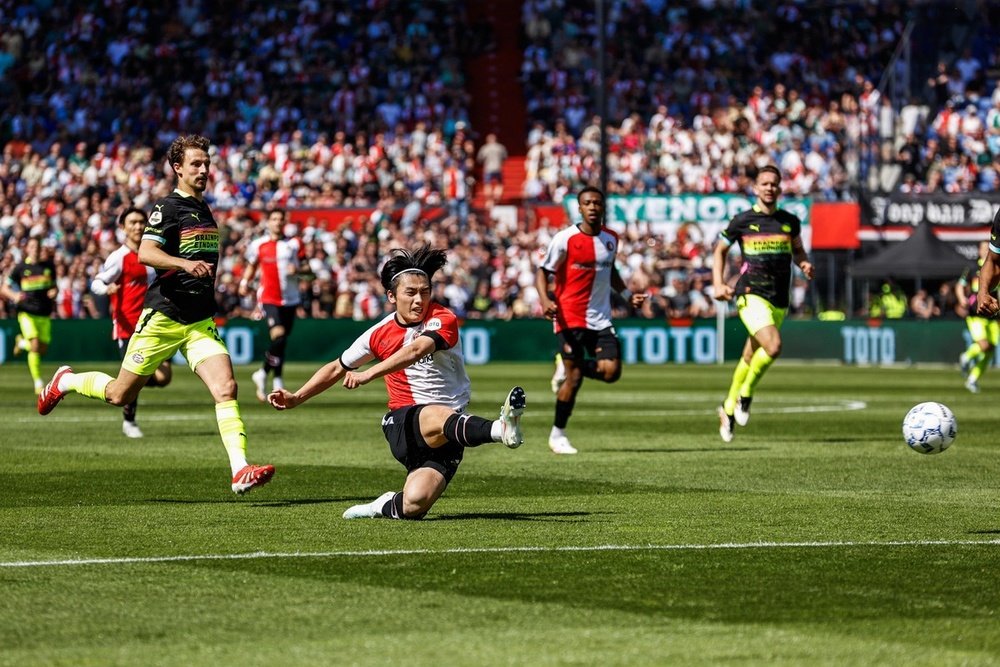 Boscagli leaves PSV having played a key role in their 2024 league title triumph. EFE