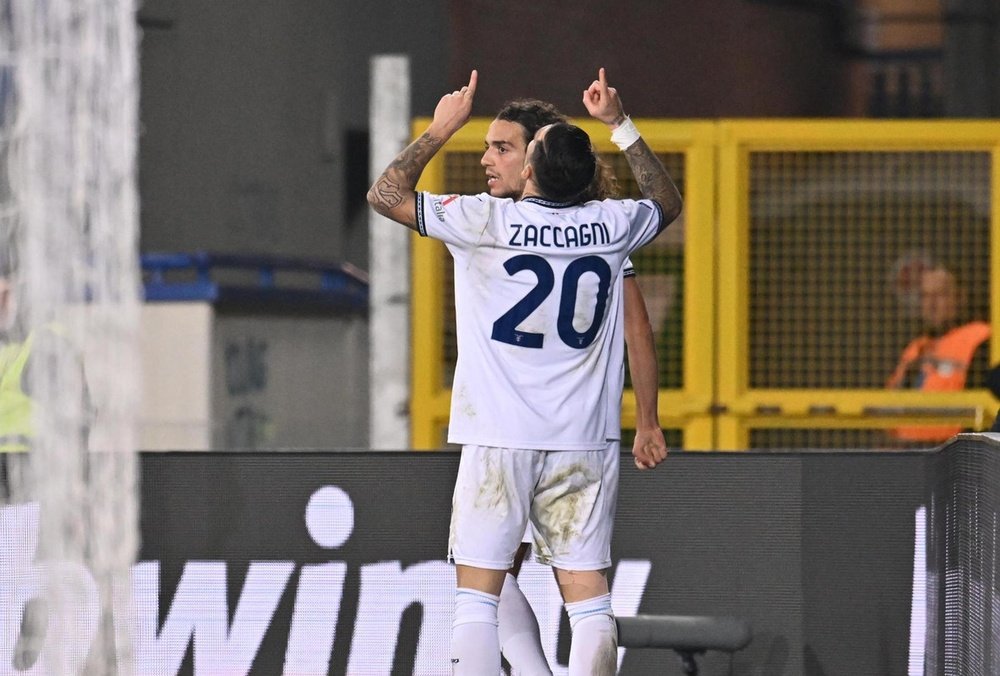 La Lazio venció por 0-2 al Empoli. EFE