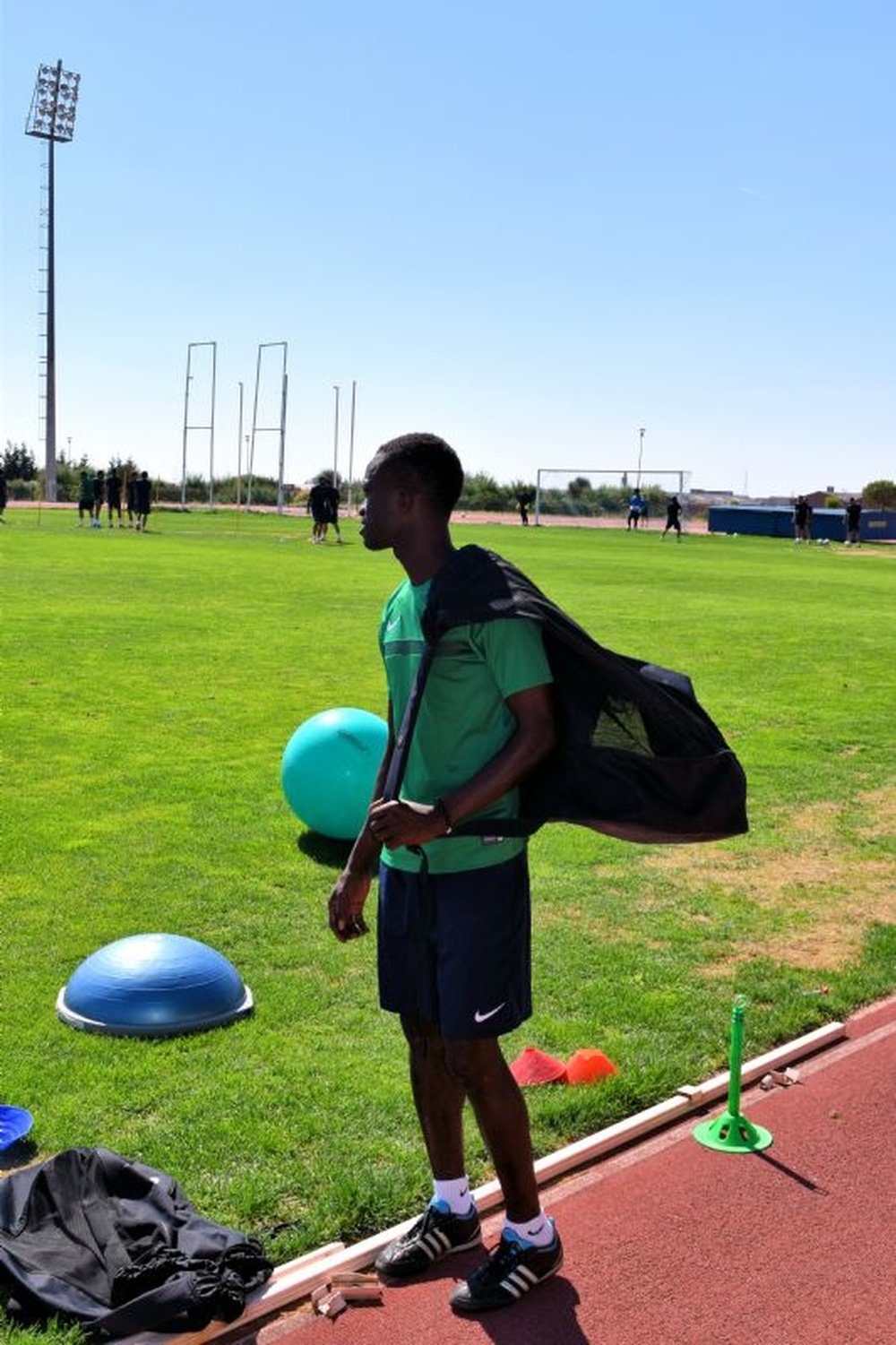 Baba Sule, Fuenlabrada kit man. CFFuenlabrada