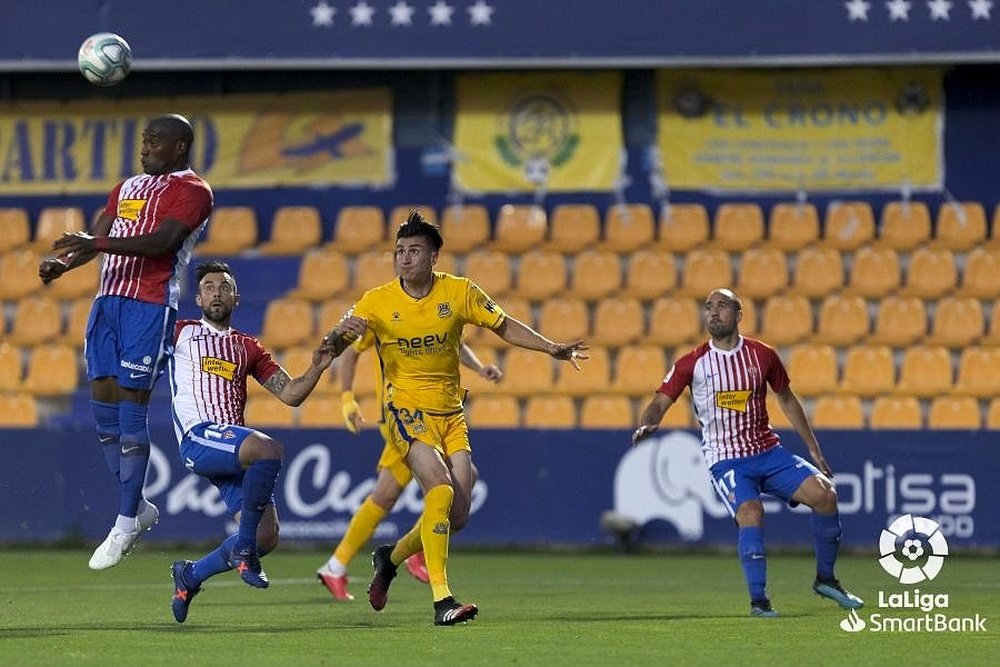 El Sporting le ganó al Alcorcón. LaLiga