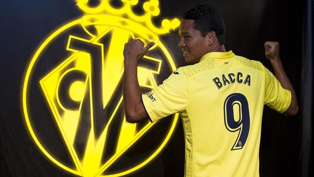 Villarreal present Bacca as their new player. VillarrealCF