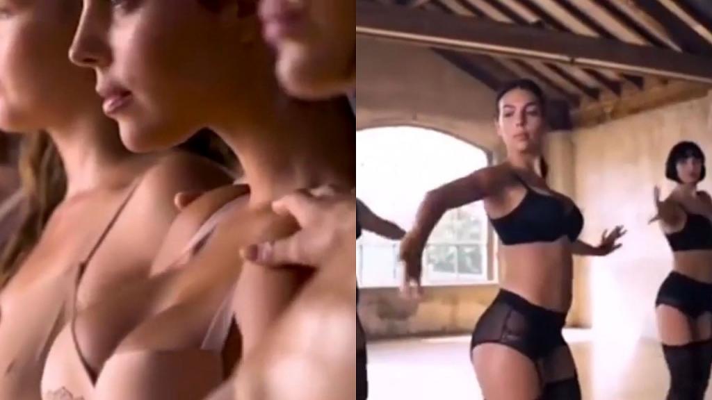 El baile sexy en ropa interior de Georgina que se ha hecho viral