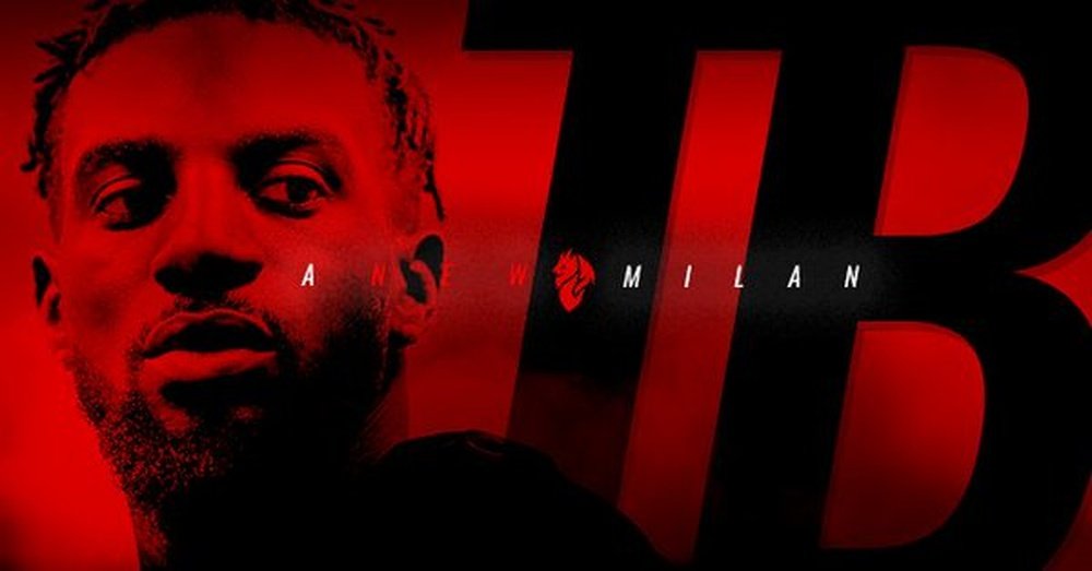 Bakayoko rejoint Milan. Twitter/ACMilan
