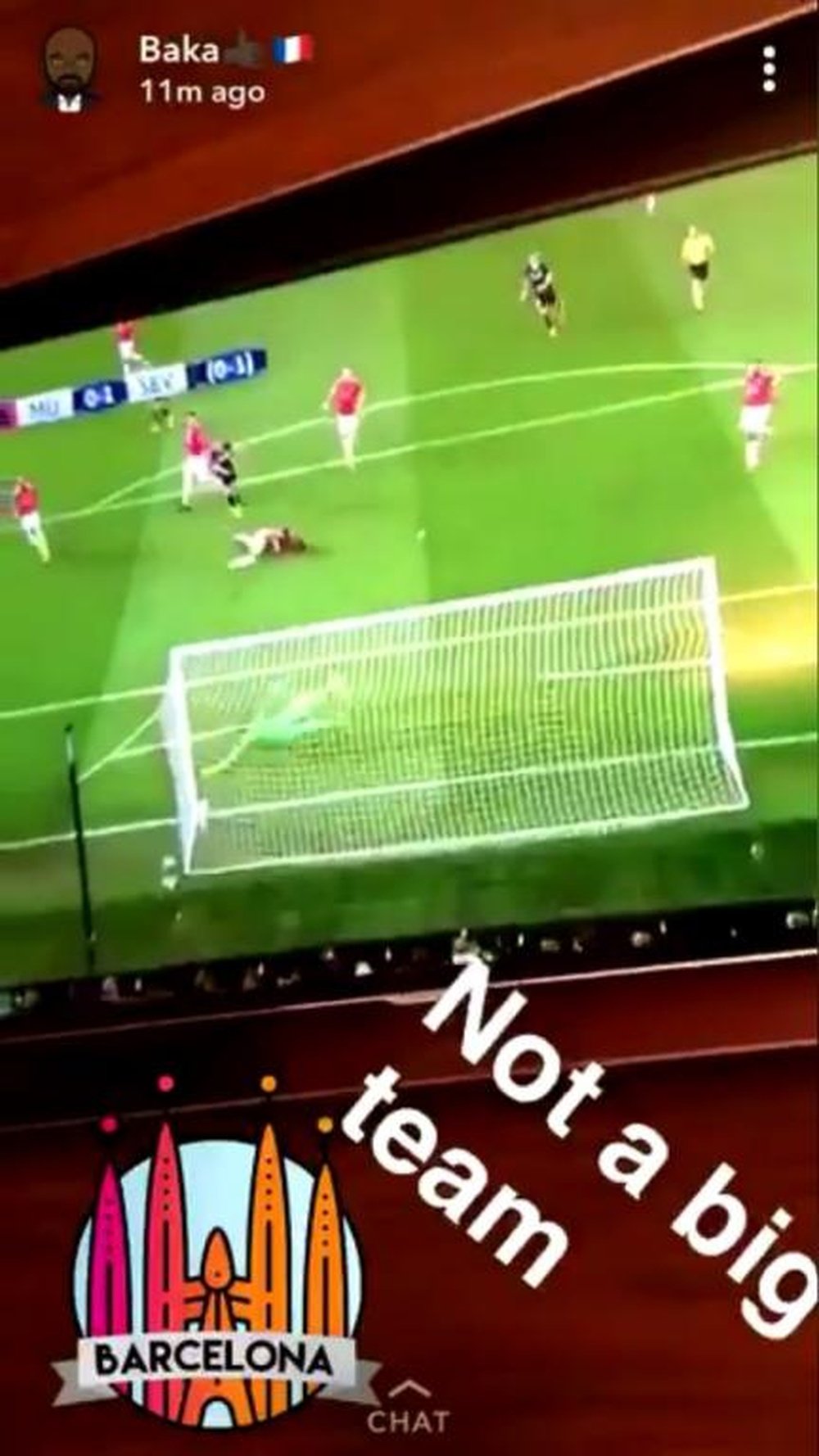 Bakayoko bromeó sobre la derrota del United. Instagram