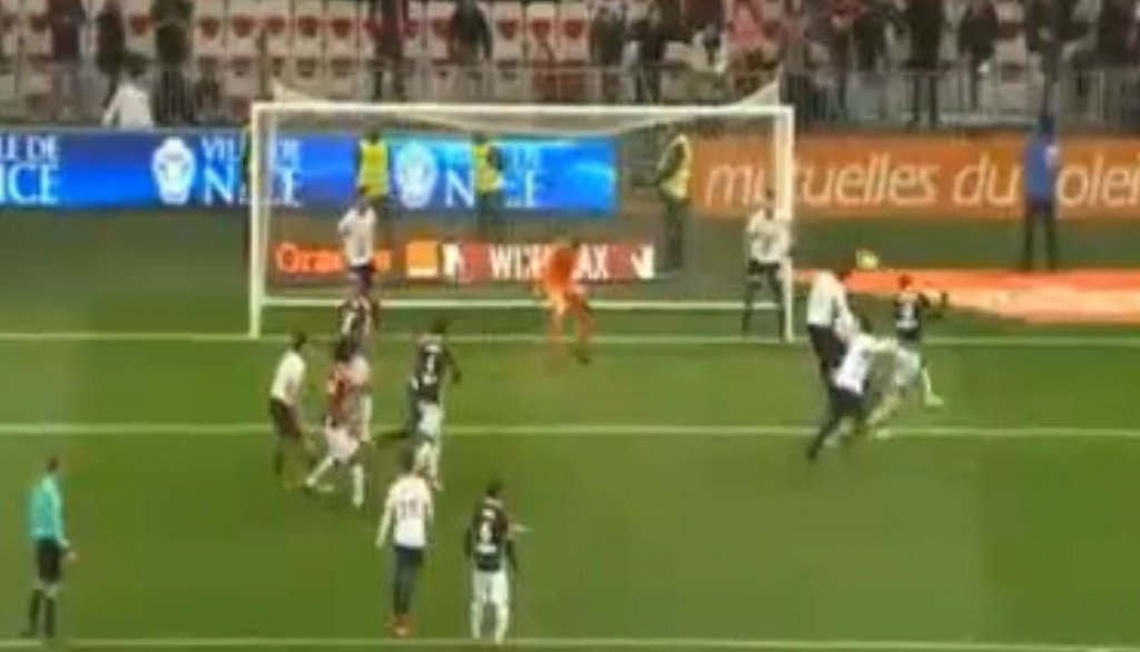 Balotelli scored Nice's 3,000th Ligue 1 goal on Friday. Twitter