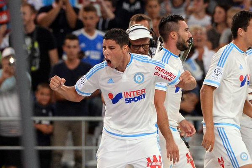 Two players from the French side had to forced apart. OlympiqueMarseille
