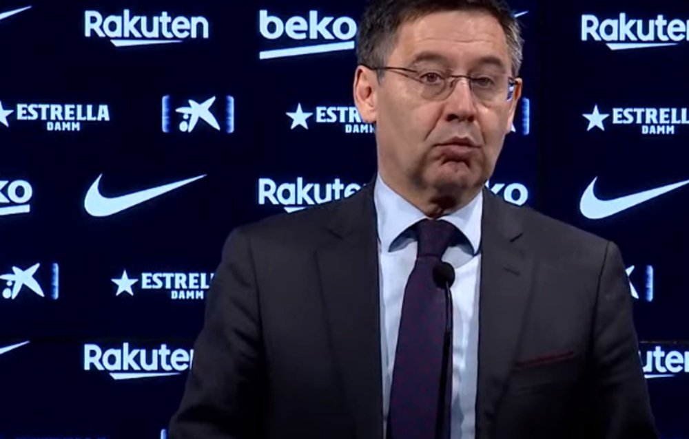 Bartomeu cree que la norma debe cambiar. Captura/FCBarcelona