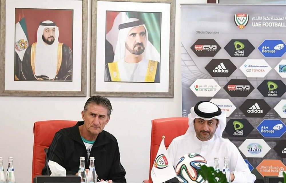 Bauza assinou com a Seleção dos Emiratos Árabes Unidos. UAE Football Association