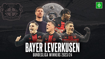 Bayer Leverkusen lifted the Bundesliga title for the first time in their 120-year history on Sunday, a 5-0 victory over Werder Bremen breaking Bayern Munich's 11-year stranglehold on the German top flight.