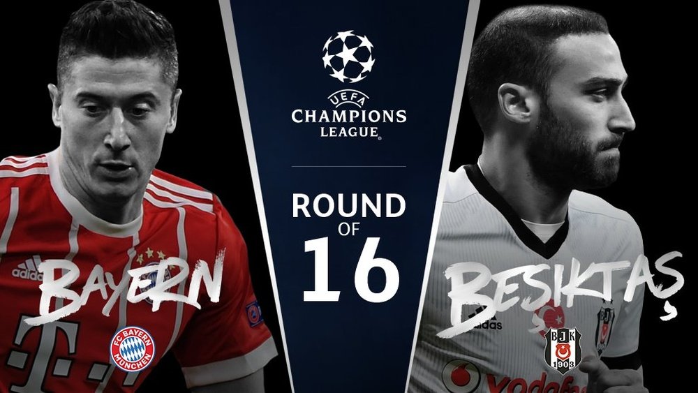 Teremos um Bayern-Besiktas nas oitavas da Champions. UEFA