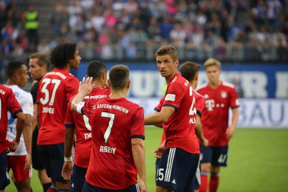 Bayern de Munique vence o Hamburgo em amistoso. Twitter @FCBayern