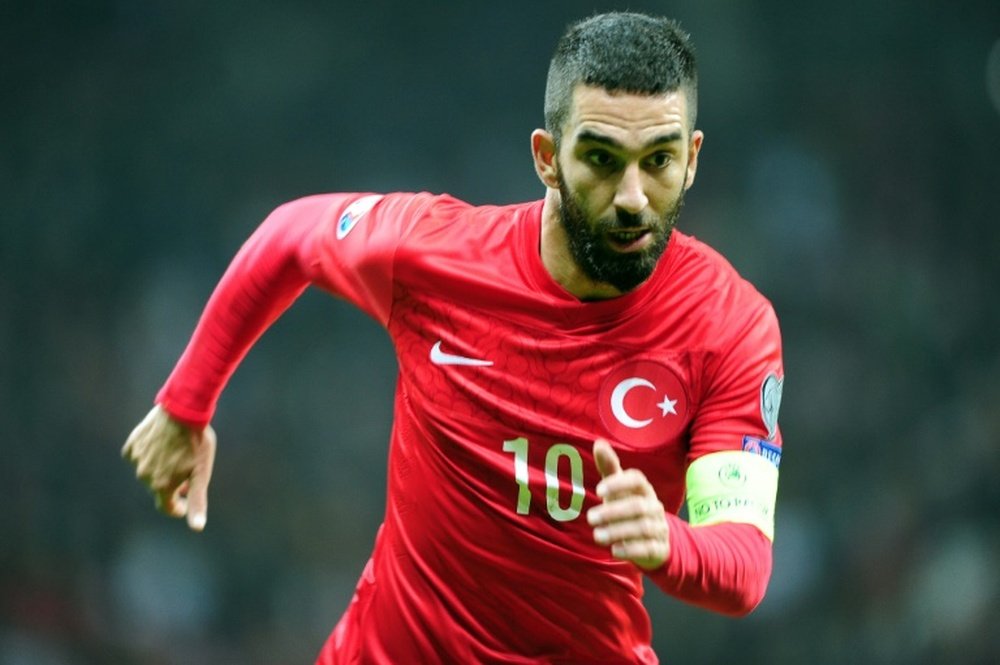 Bayrampasa, a working class Istanbul suburb, will name one of its streets for Turkish football star Arda Turan, pictured in action on November 16, 2014
