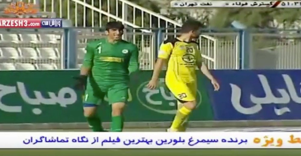 Beiranvand estuvo 11 partidos consecutivos sin encajar con la Selección de Irán. Youtube