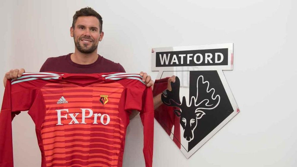 Ben Foster regresa al Watford. Twitter/WatfordFC