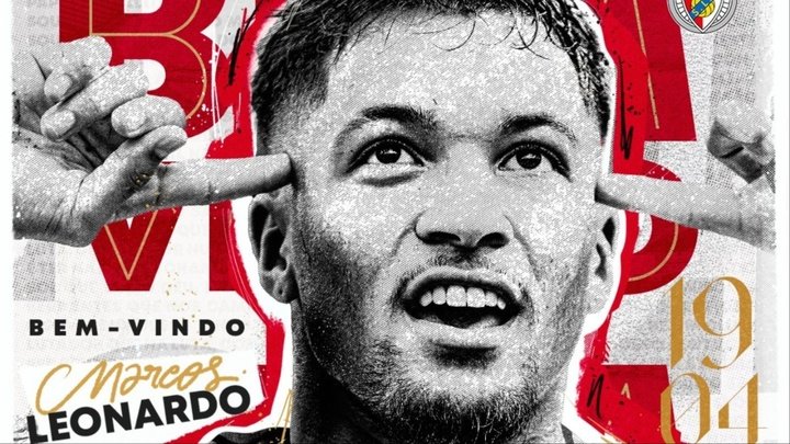Marcos Leonardo é anunciado no Benfica