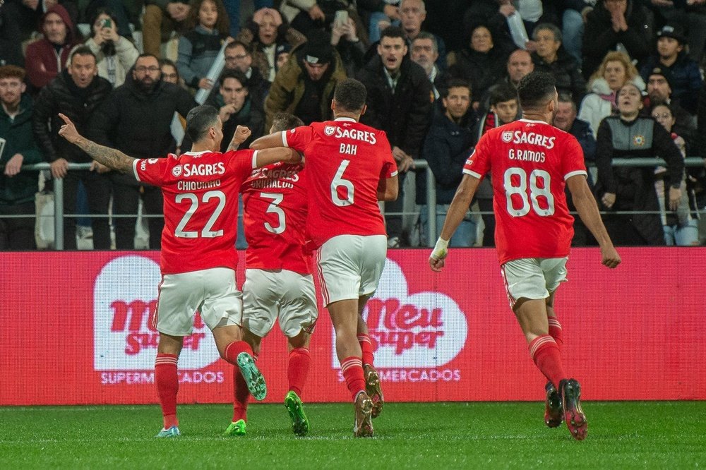 El Benfica se clasificó a cuartos de la Taça de Portugal. EFE