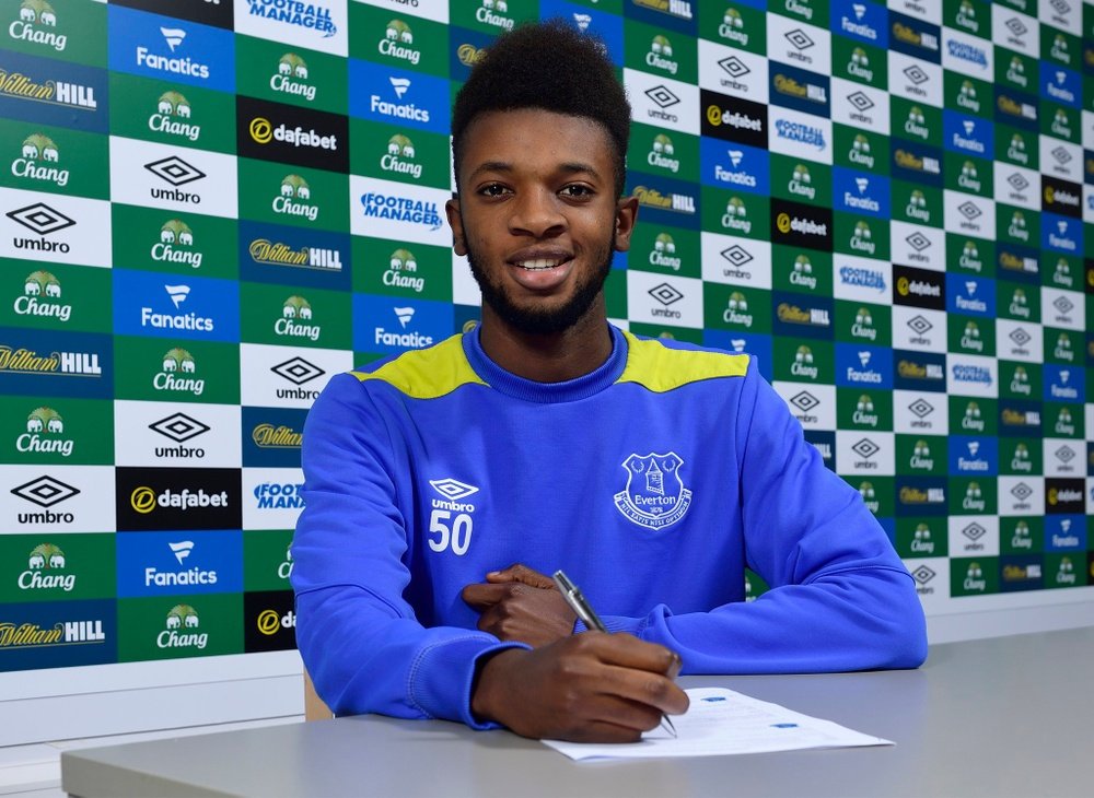 Baningime says that he hasn't yet made a decision on his international future. EvertonFC