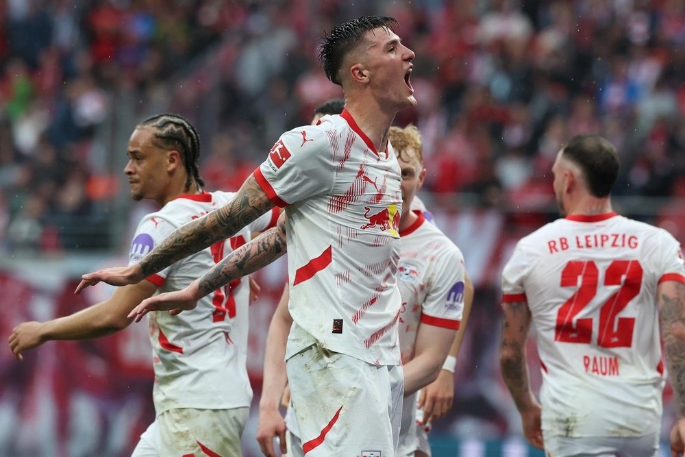 Sesko is under contract with RB Leipzig until 2029. EFE