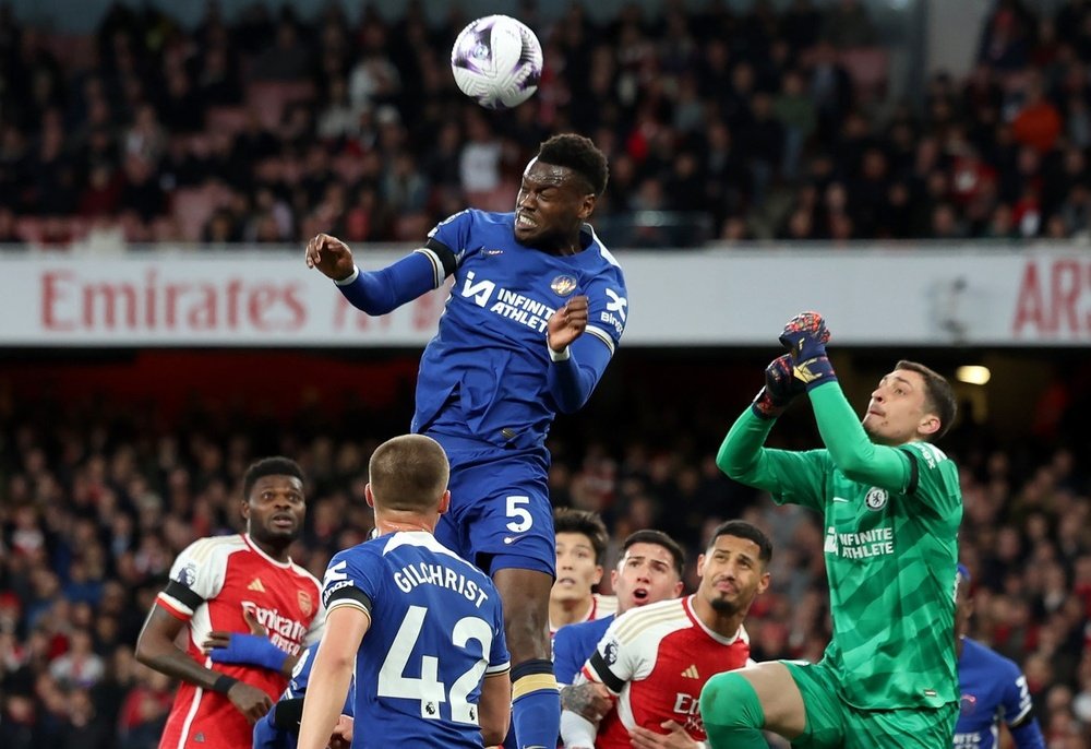 Badiashile swapped Monaco for Chelsea in January 2023. EFE