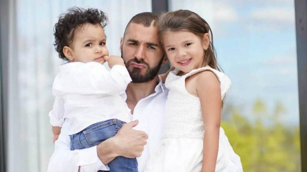 Benzema es padre de una niña y un niño y está casado con una modelo. Instagram