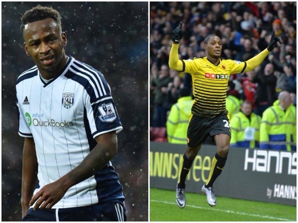 Berahino (L) and Ighalo (R) may be involved in a swap deal. BeSoccer