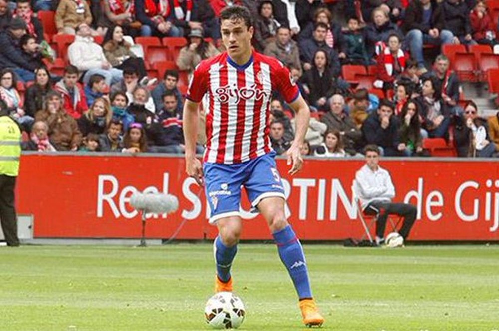 Bernardo, durante un partido con el Sporting. Twitter