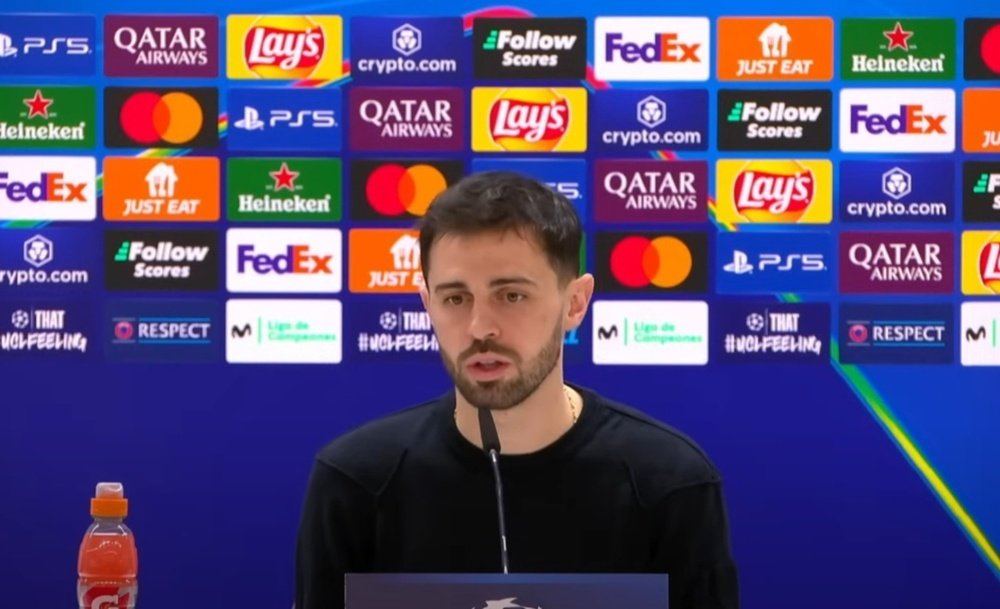 Bernardo Silva shared dressing room with Mbappe at Monaco. Screenshot/ManchesterCity