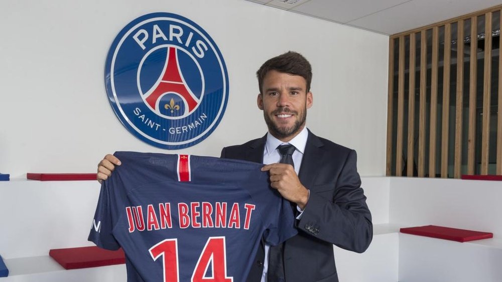 Bernat has signed a three-year deal. Twitter/PSG
