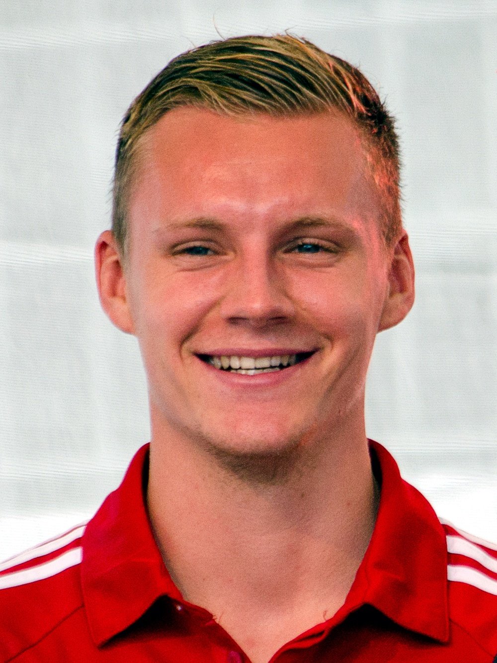Bernd Leno, portero del Bayer 04 Leverkusen de la Bundesliga de Alemania.