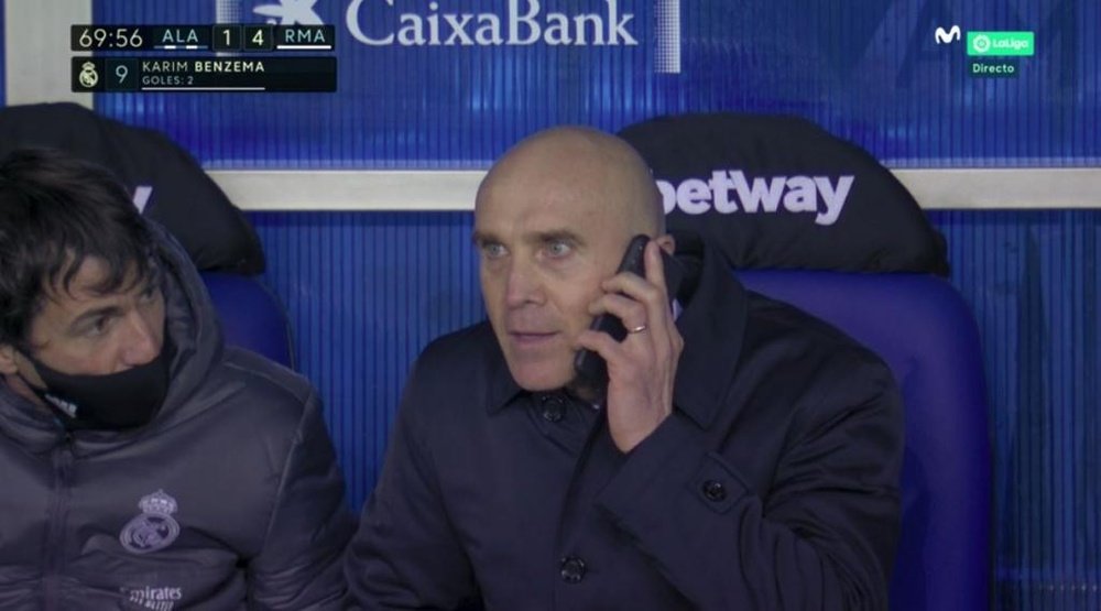 Bettoni conversou com Zidane? Captura/MovistarLaLiga