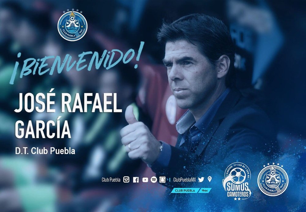 José Rafael García debutará como entrenador con Puebla. Puebla