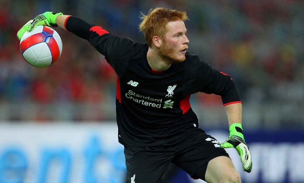 Bogdan in action for Liverpool. LiverpoolFC