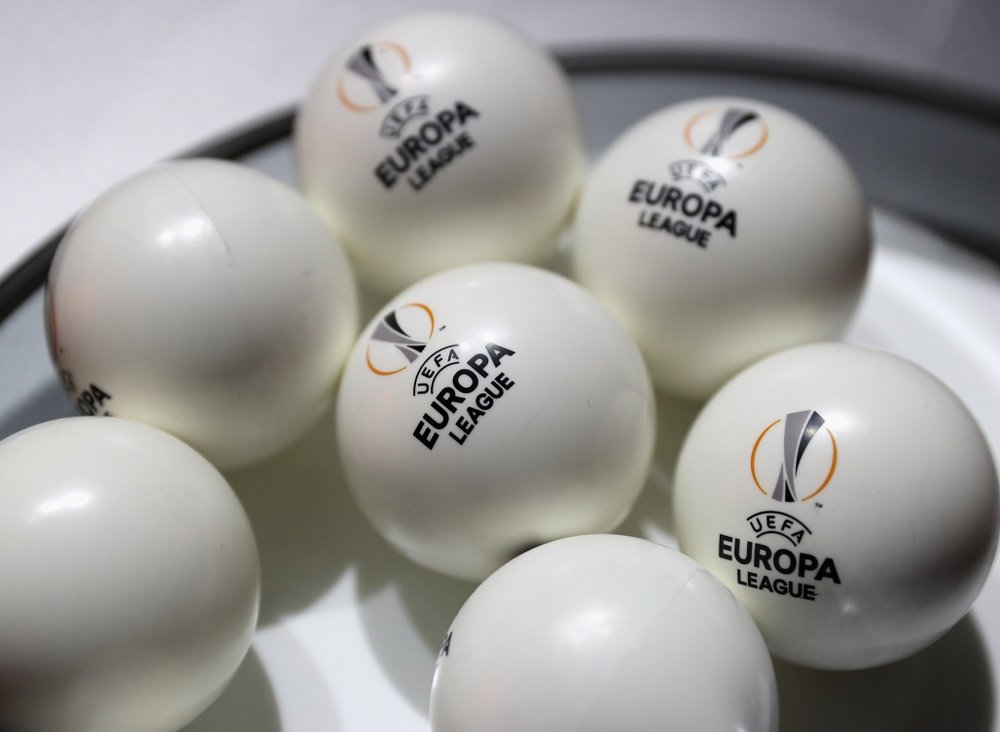 Everything ready for the draw. EuropaLeague