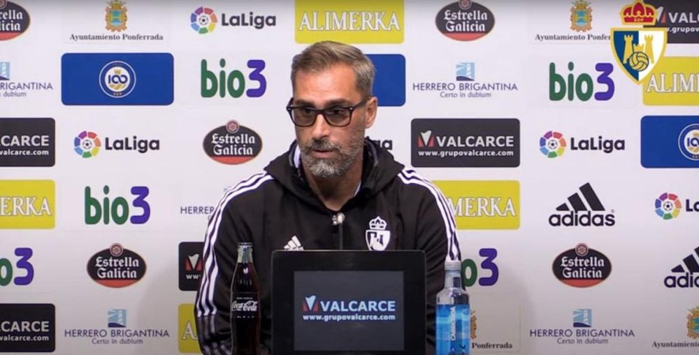 Bolo aseguró tener buena plantilla y que irán a más en la temporada. Captura/SDPonferradina