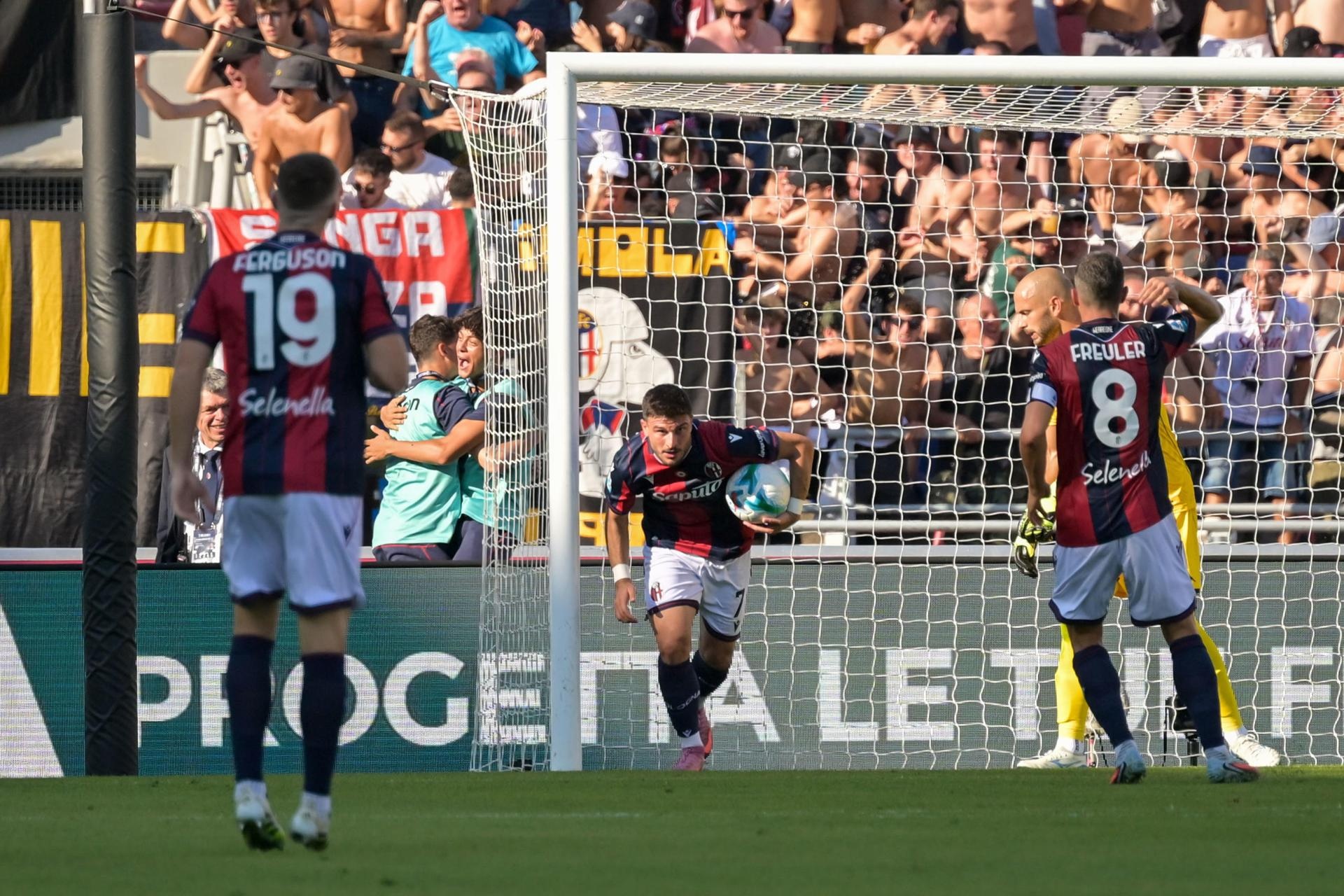 Orsolini orchestra la rimonta al 99'