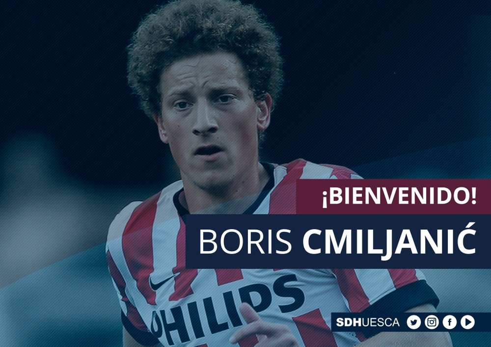 Boris Cmiljanic, nuevo jugador del Huesca. SDHuesca