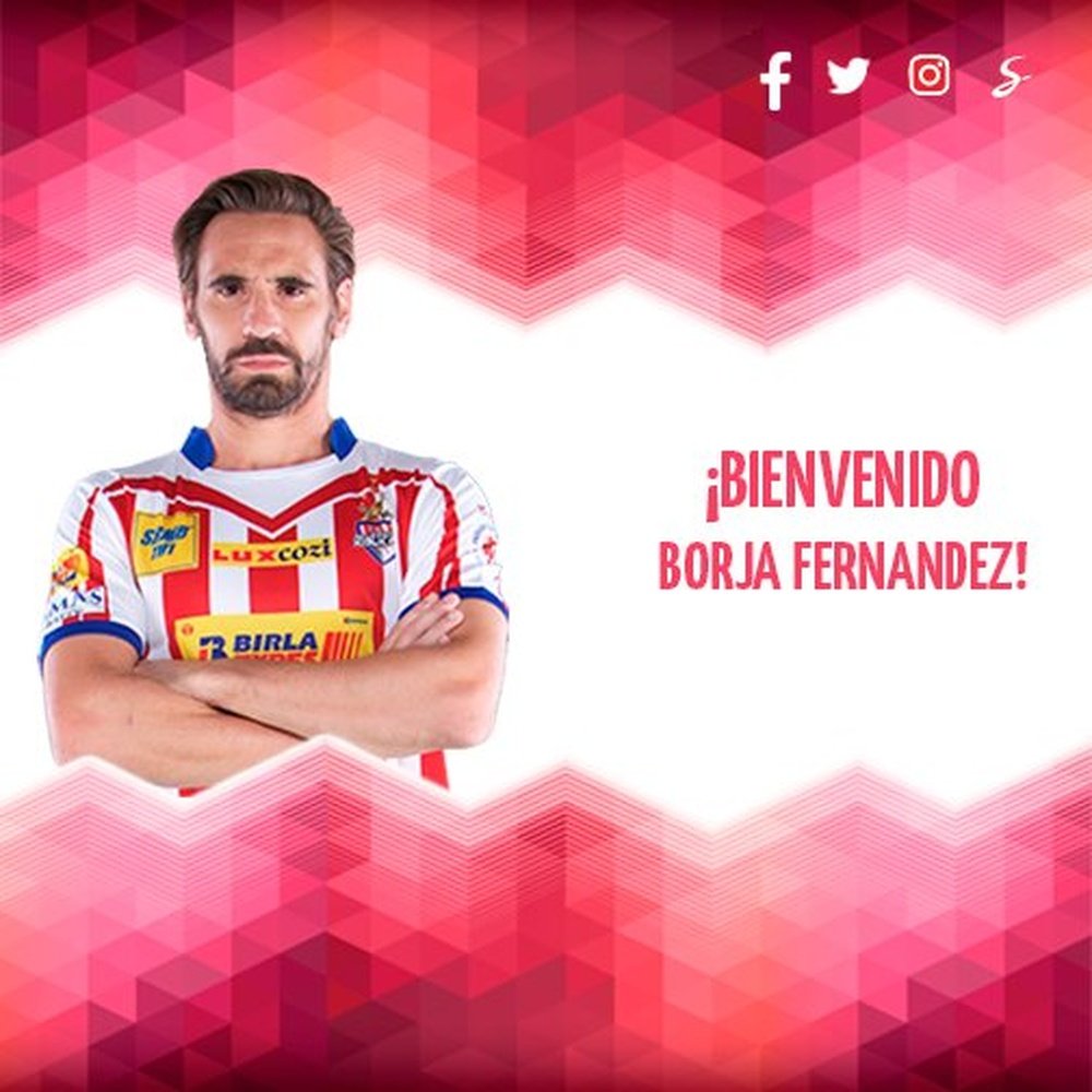 Borja Fernández, nuevo jugador del Almería. UDAlmería